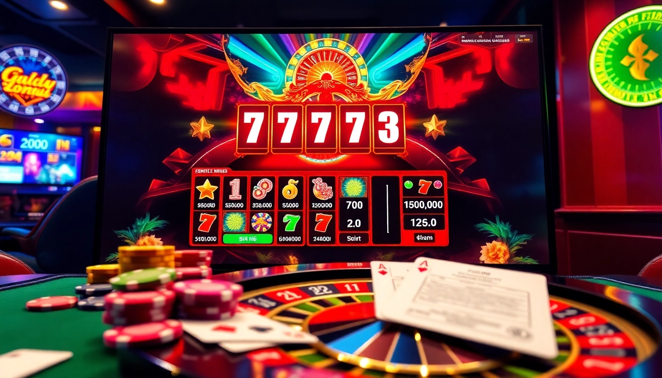 Nikmati slot online bertaruh tinggi di aurendezvousdesamis.com, menampilkan gulungan berwarna-warni dan gameplay yang mendebarkan.