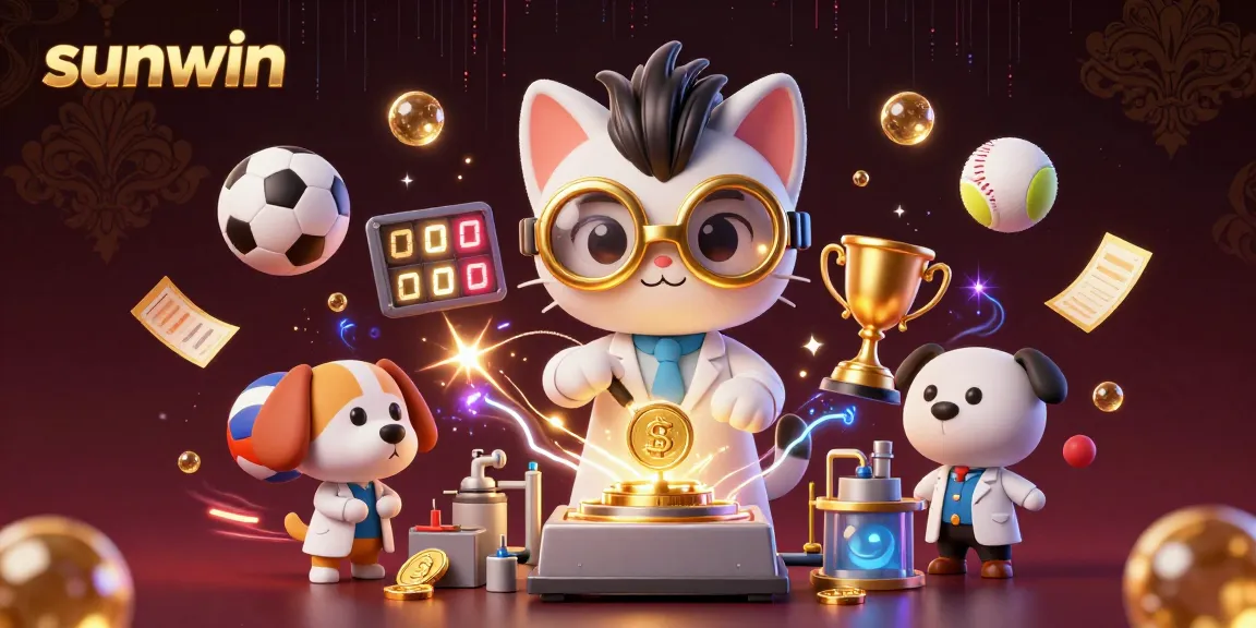 Experience thrilling gameplay at sunwin with animated characters and vibrant casino elements.