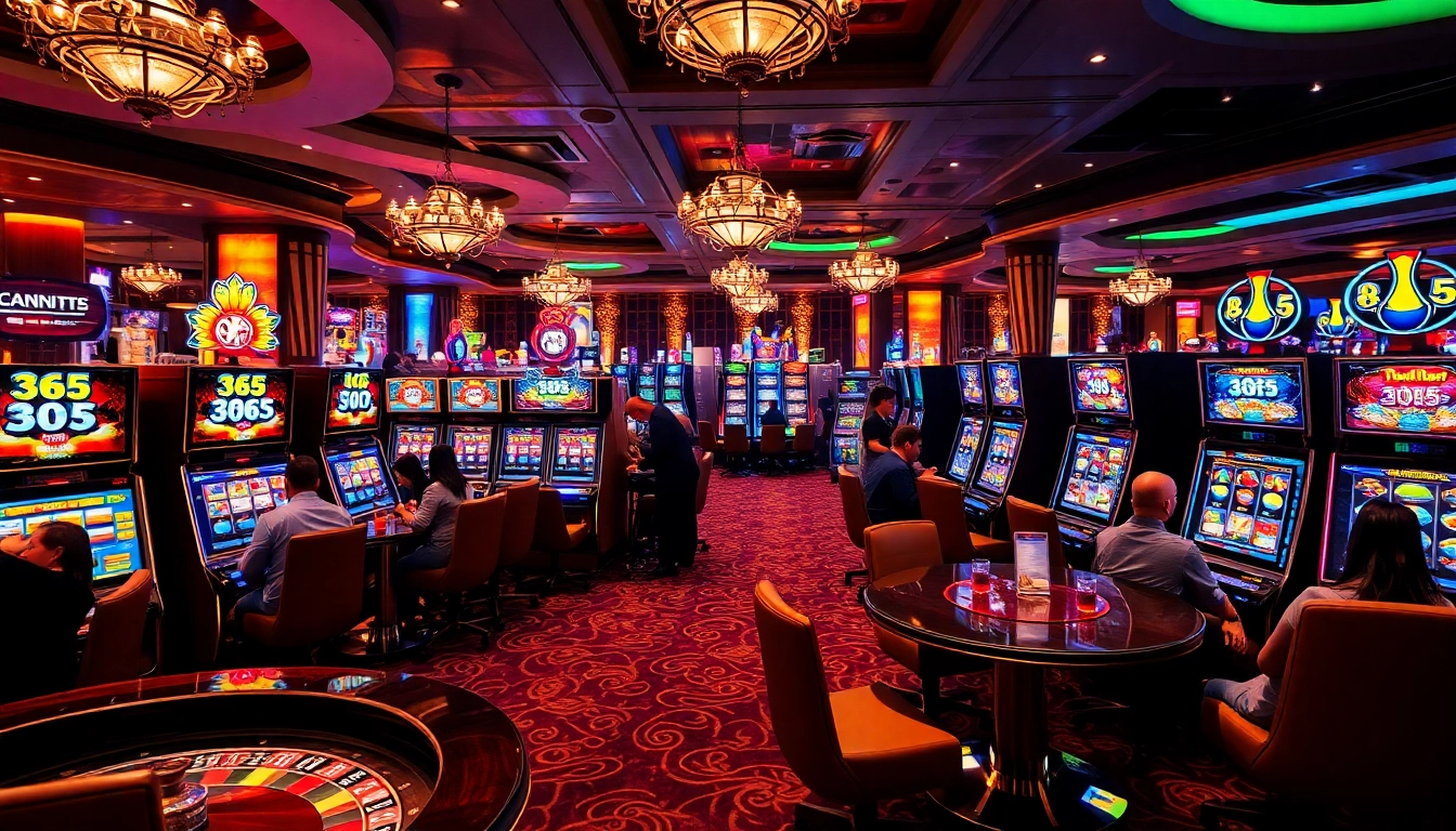 Experience the excitement at slot 365 machines with vibrant colors and engaging gameplay.