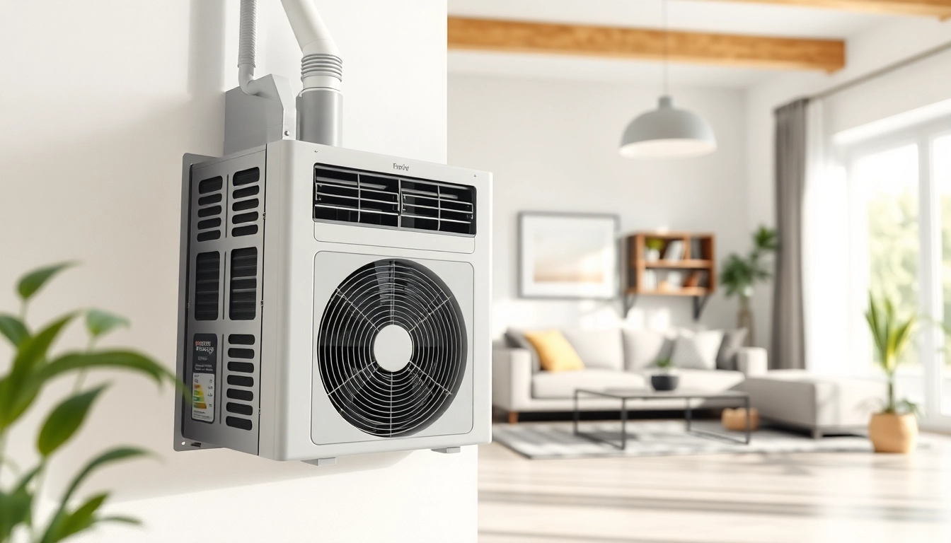 Showcasing energy-efficient HVAC systems in a contemporary home for optimal comfort.
