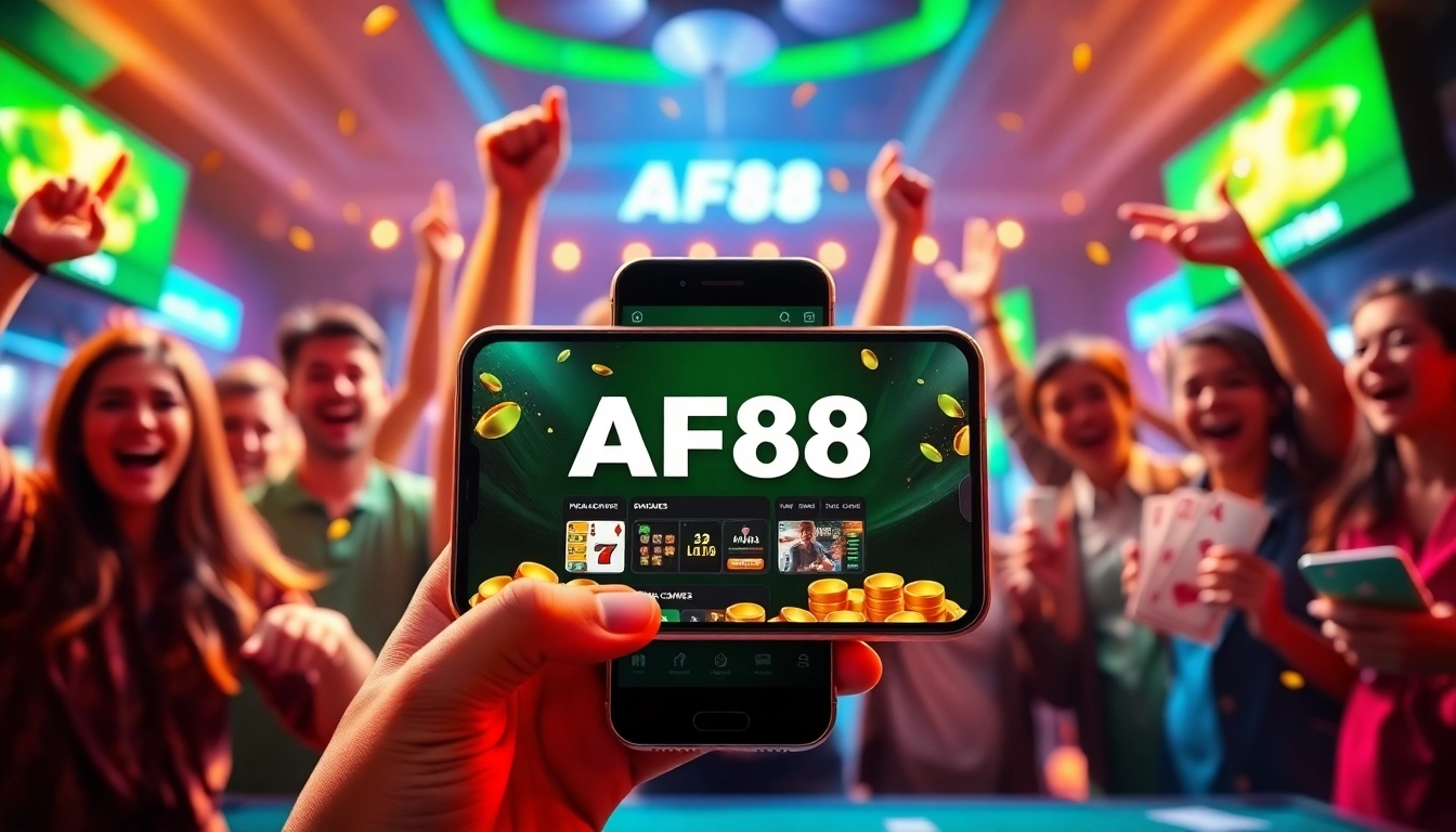 Experience the excitement of AF88 online betting with vibrant gaming visuals.