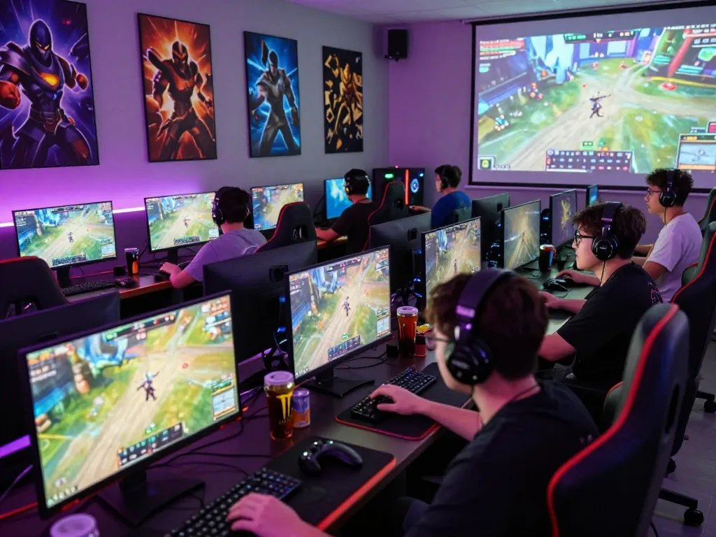 Vibrant online gaming environment featuring ligasedayu players engaging in multiplayer gaming.