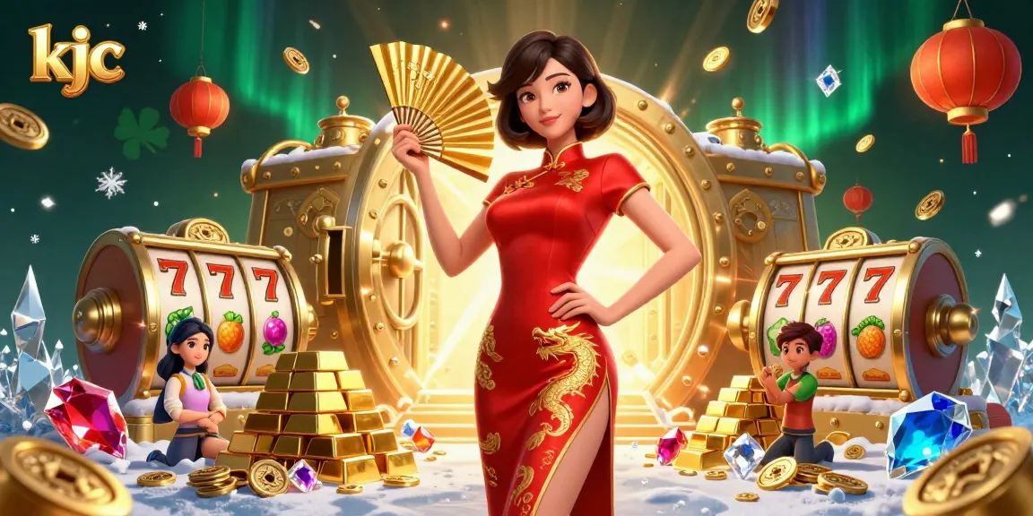 Engage with KJC's thrilling casino experience and vibrant slot games, showcasing an alluring atmosphere.