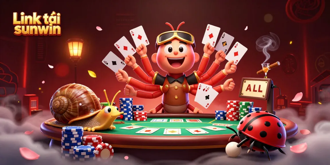 Engage with excitement and strategy in casino games at Link tải sunwin, surrounded by thrilling elements and vibrant energy.