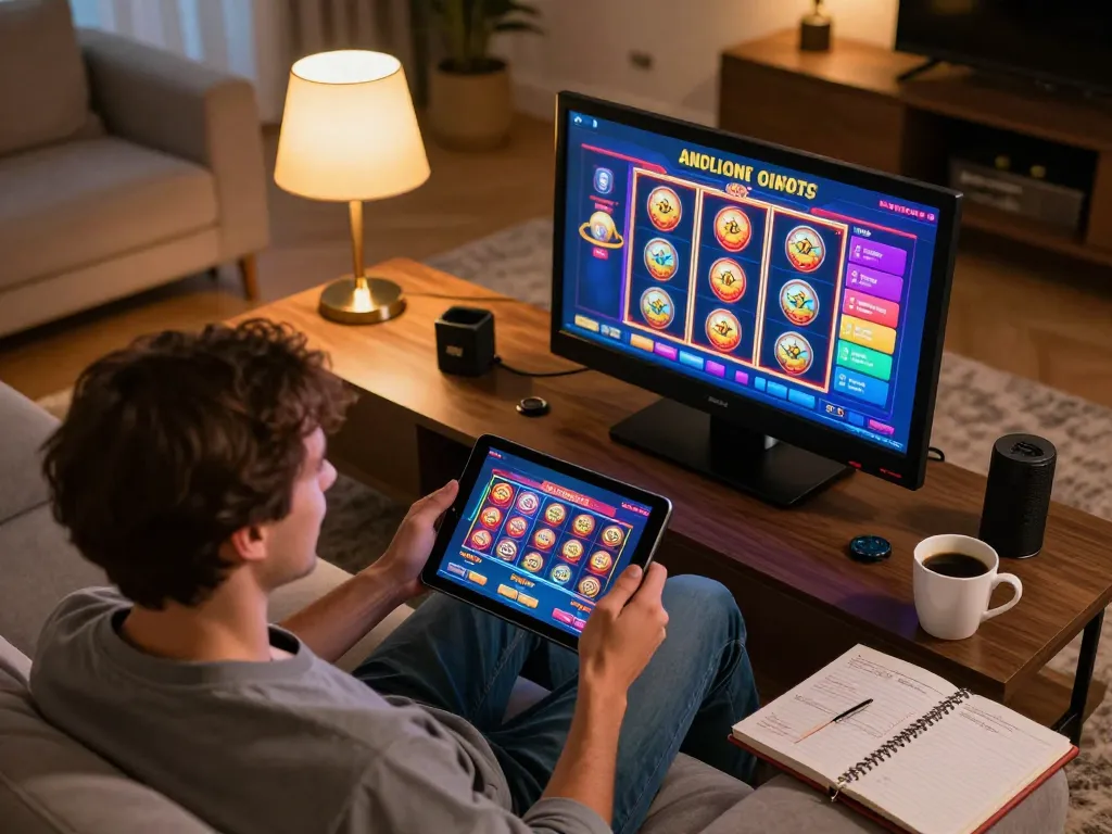 Online gambling experience at home with captivating homepage gaming interface and betting strategies