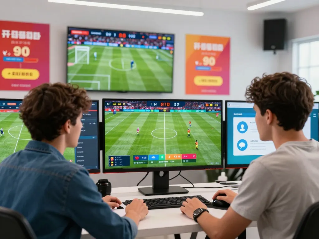 Engaging scene of Thể thao hubet88, featuring a user excitedly placing a sports bet in a vibrant online environment.