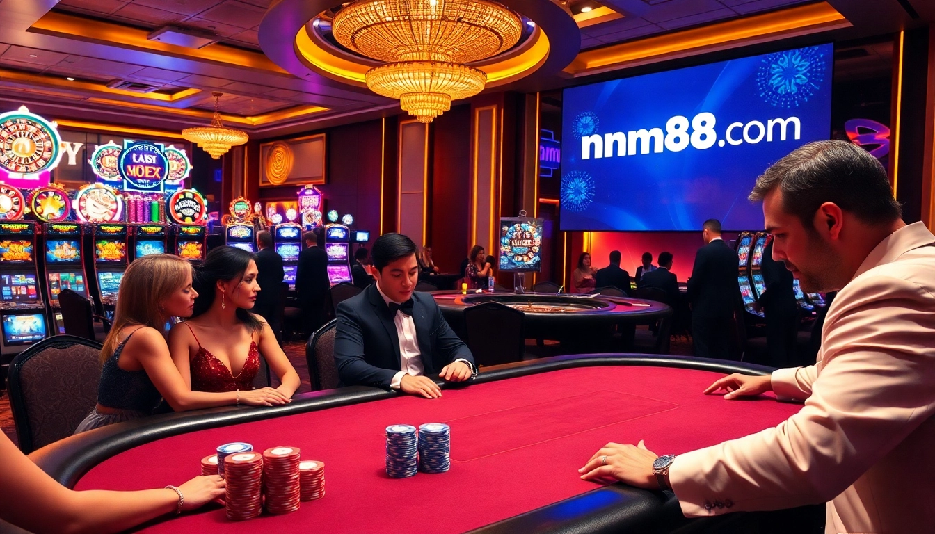 Experience the excitement of high-stakes gambling at mm88.com poker table.