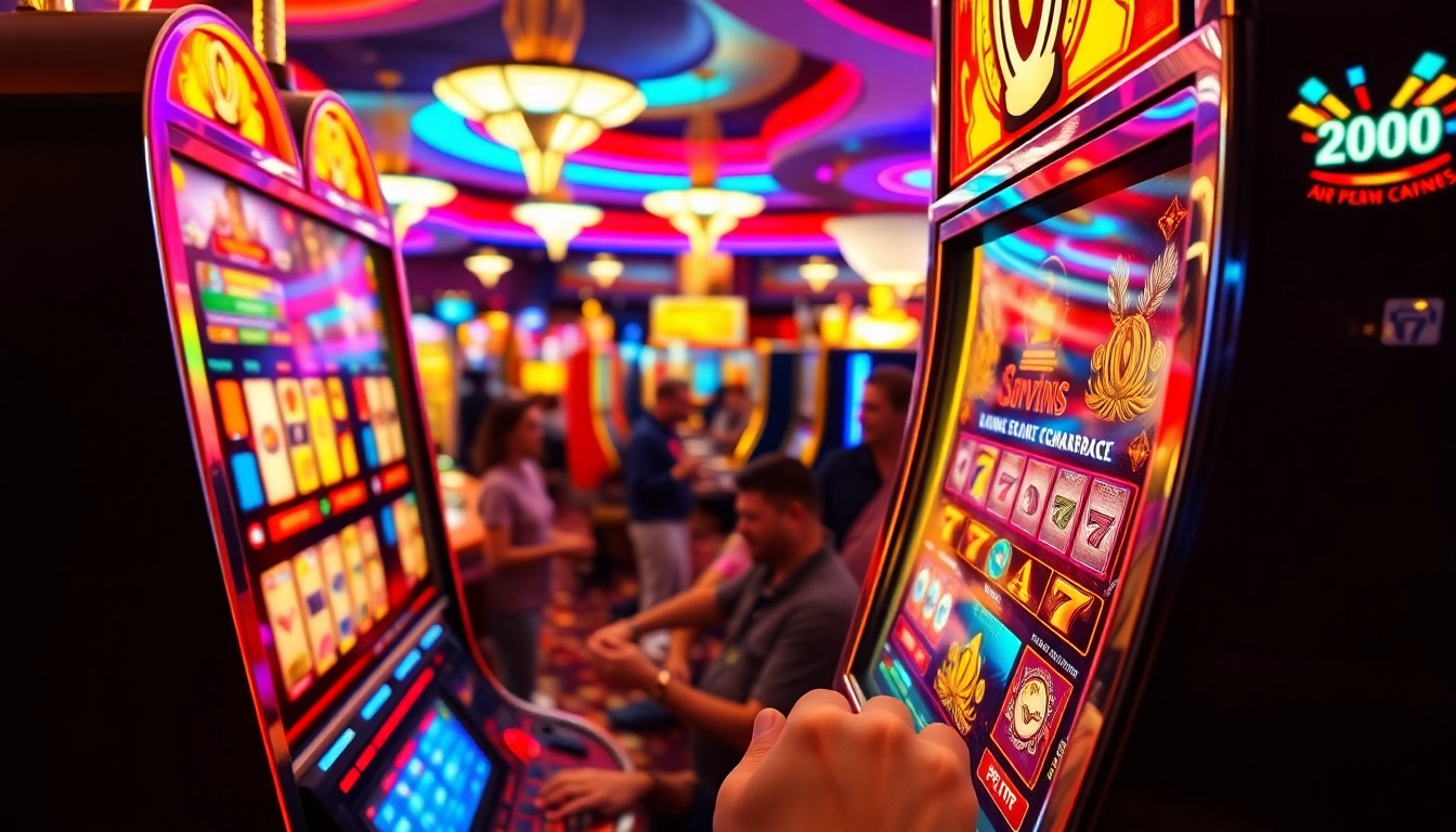 Neue casino bonus ohne einzahlung aktivieren an einem aufregenden Spielautomaten im Casino.