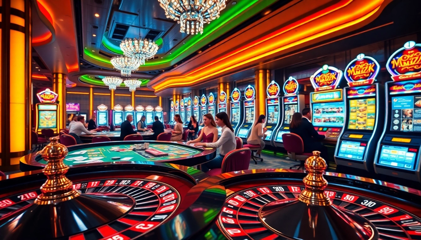 Experience the thrill of gambling with MM88 at casino tables and slot machines.