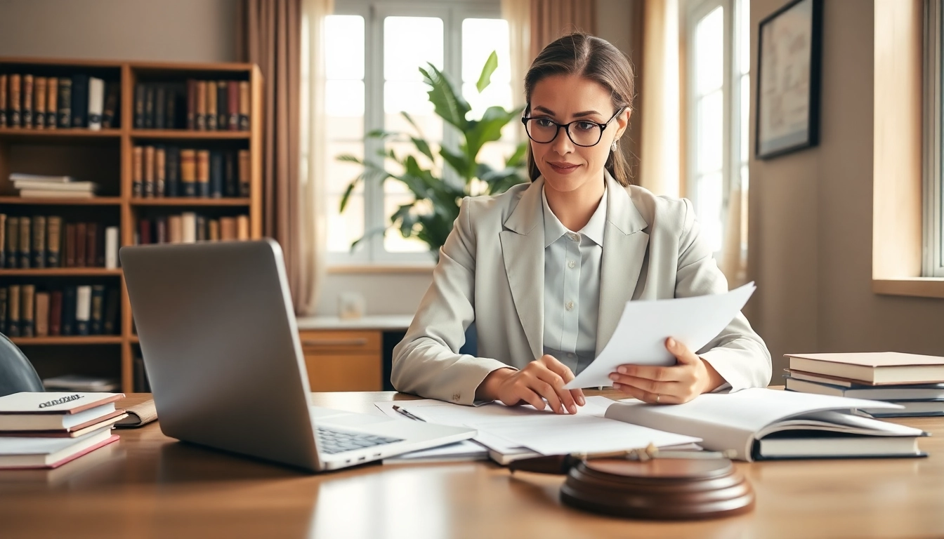 Abmahnung erhalten? Professioneller Anwalt bietet rechtliche Unterstützung in einem modernen Büro.