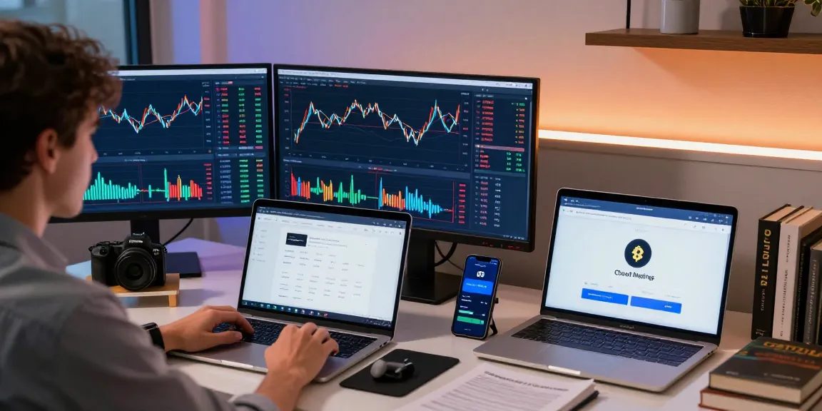 Best cloud mining workspace showcasing Bitcoin analysis and advanced trading technology.