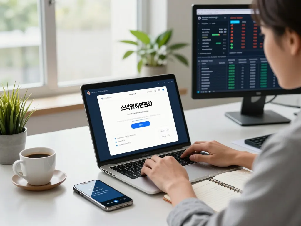 Professional workspace for 소액결제현금화 with digital tools and market insights.