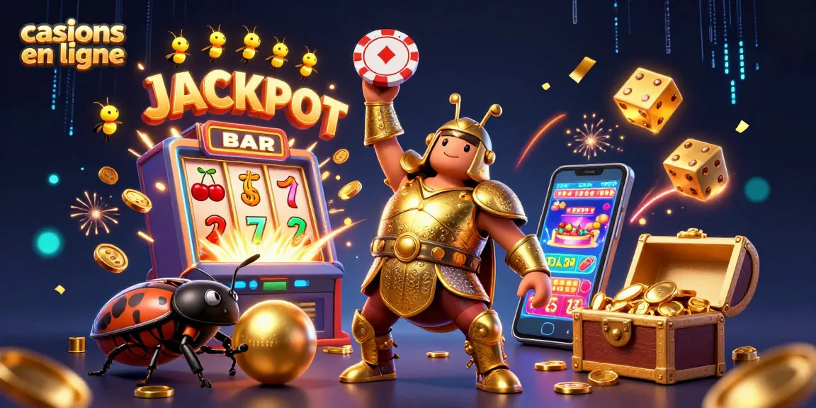 Les casinos en ligne offrent des jackpots spectaculaires avec des personnages captivants et des éléments de jeu autour.