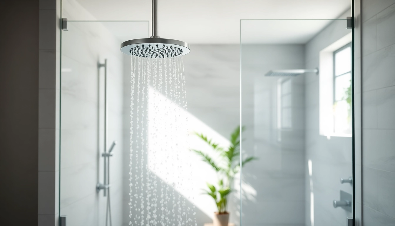 Elegant showers Australia designed with modern features and stylish elements.