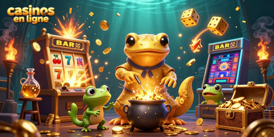 Gagnez avec des casinos en ligne grâce à des jeux immersifs illustrés en 3D.