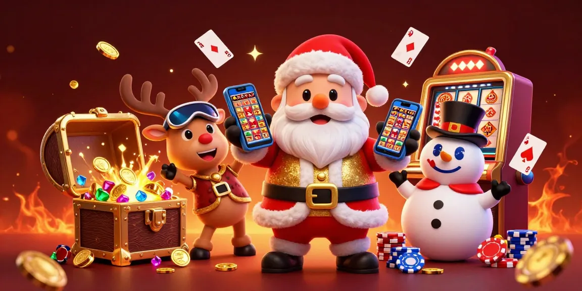Profitez des jeux au meilleur casino en ligne France avec le joyeux Santa et ses compagnons.