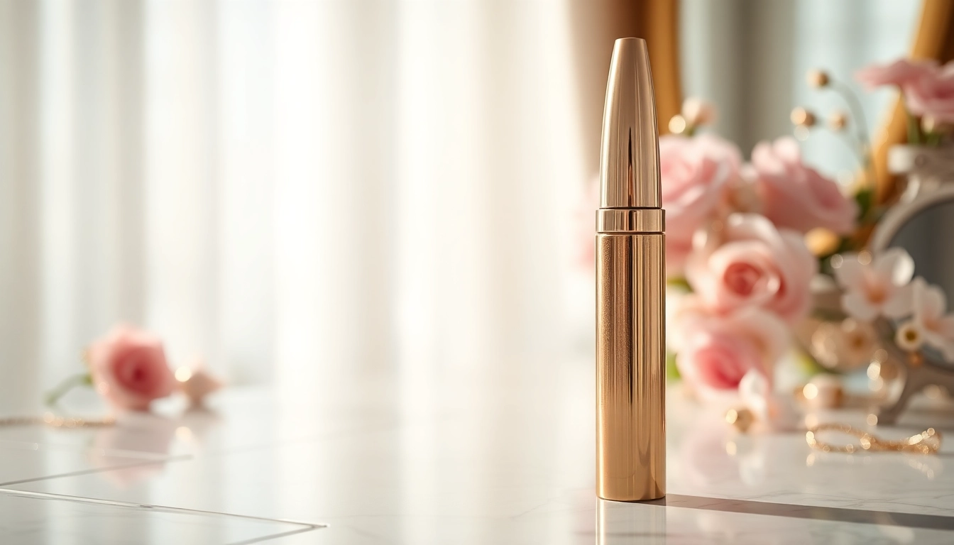Apply luxe waterproof mascara for an all-day flawless look that enhances your natural beauty.