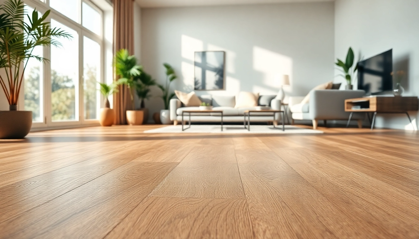 Explore stunning vinyl flooring options in a modern living room with elegant decor.