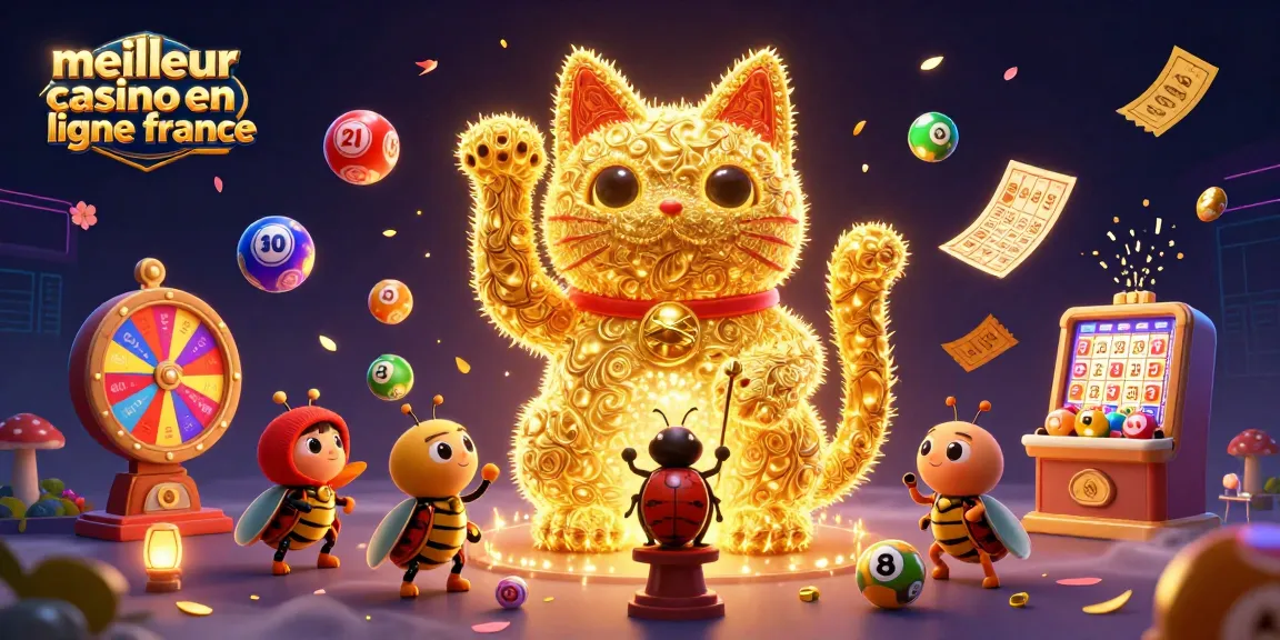 Découvrez le meilleur casino en ligne France avec une illustration de chance et de jeux captivants.