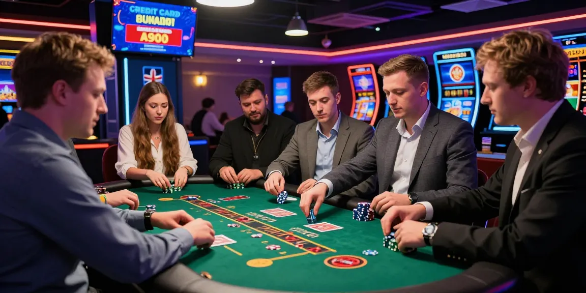 Exciting scene at a credit card casino in the UK showcasing players engaging in live blackjack, promotions, and vibrant atmosphere, as featured on https://iis.org.uk.