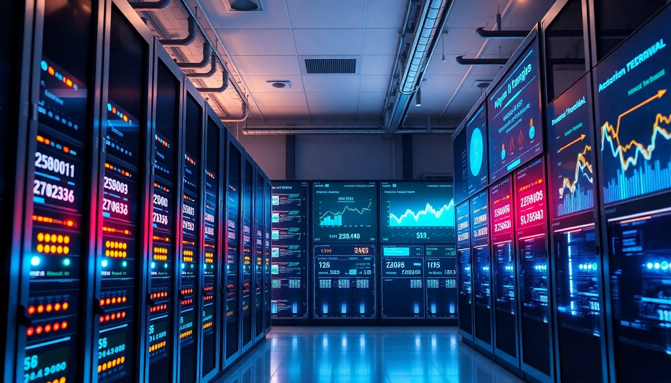 Innovative dogecoin cloud mining data center with advanced ASIC miners.