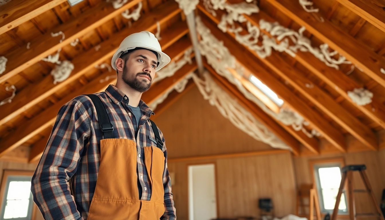 Lenders refusing spray foam insulation inspected by a professional contractor in a well-lit attic.