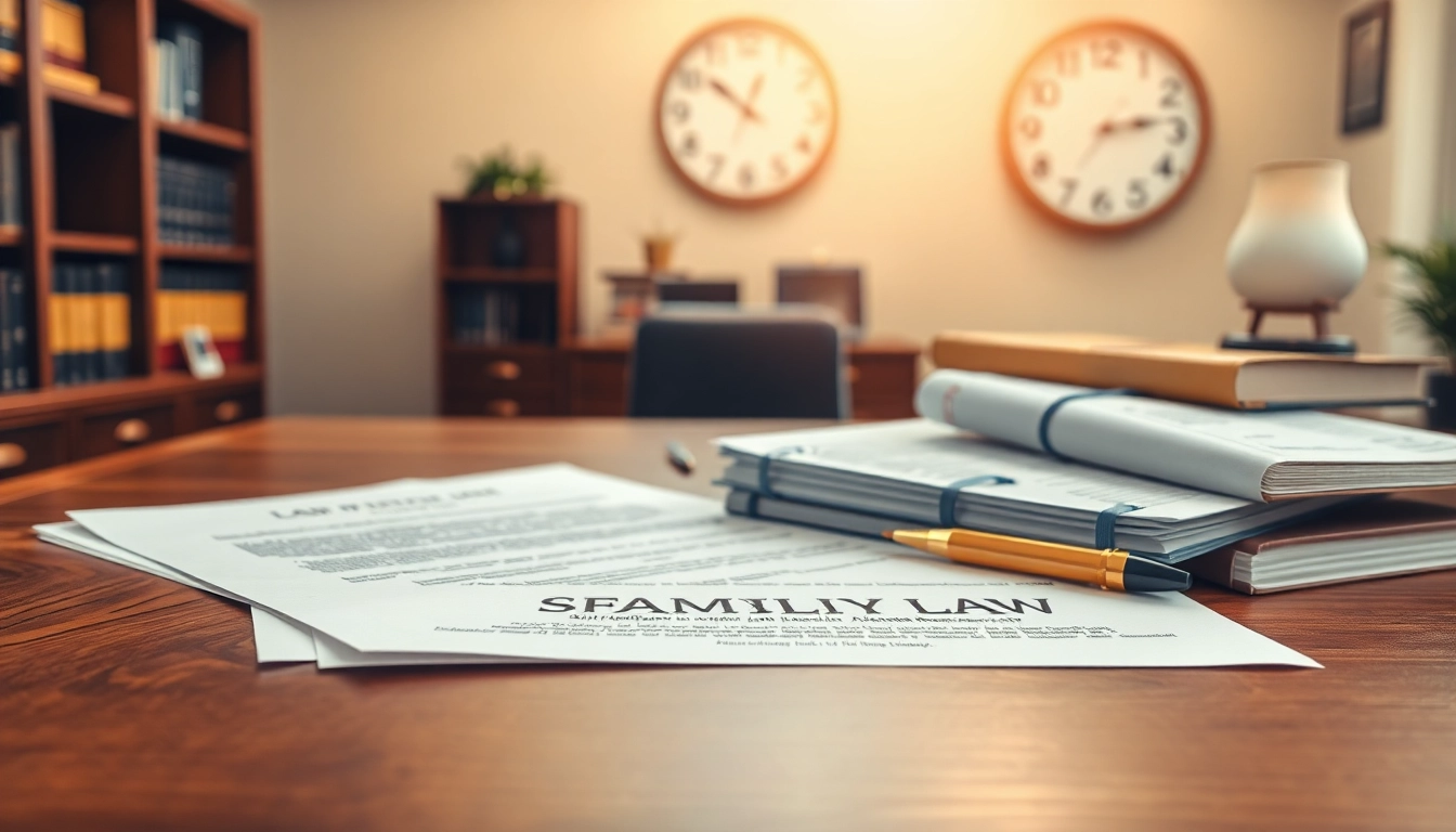 Understand Family Law Financial Agreements through professional legal documents on a desk.