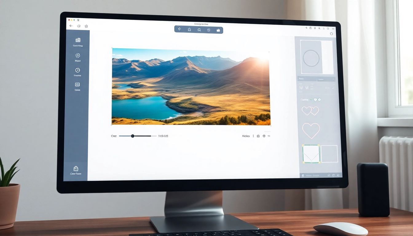 Crop image tools showcased in a modern editing interface for optimal composition.
