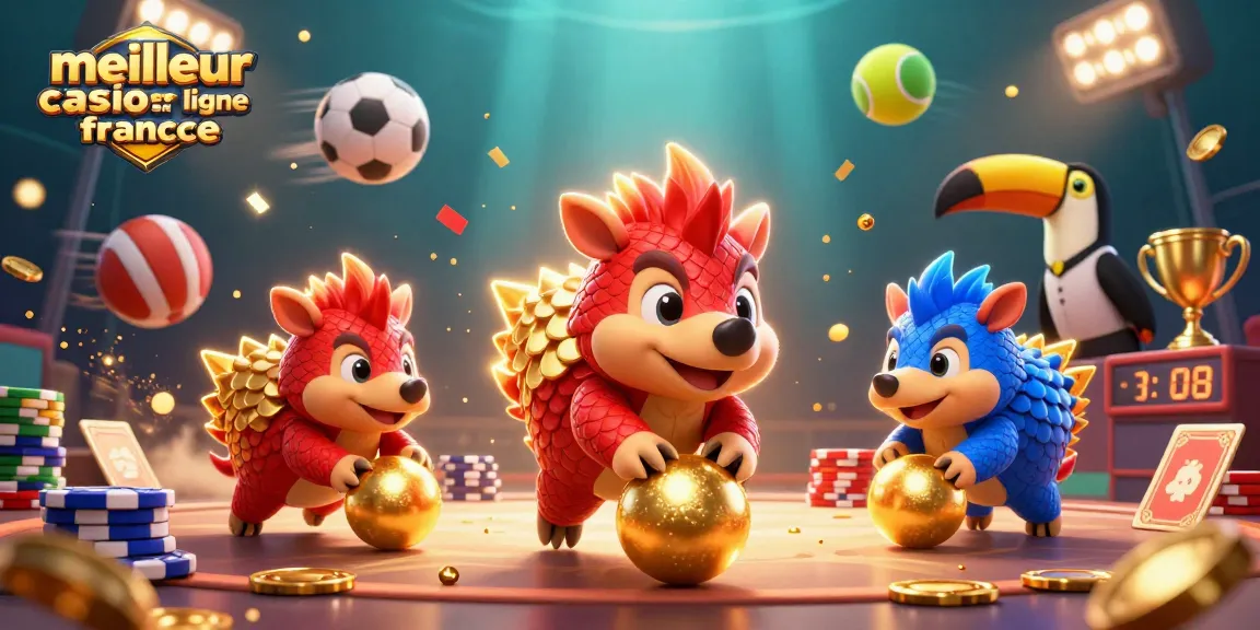 Venez découvrir le meilleur casino en ligne France avec des pangolins rivalisant dans une ambiance de jeu dynamique.