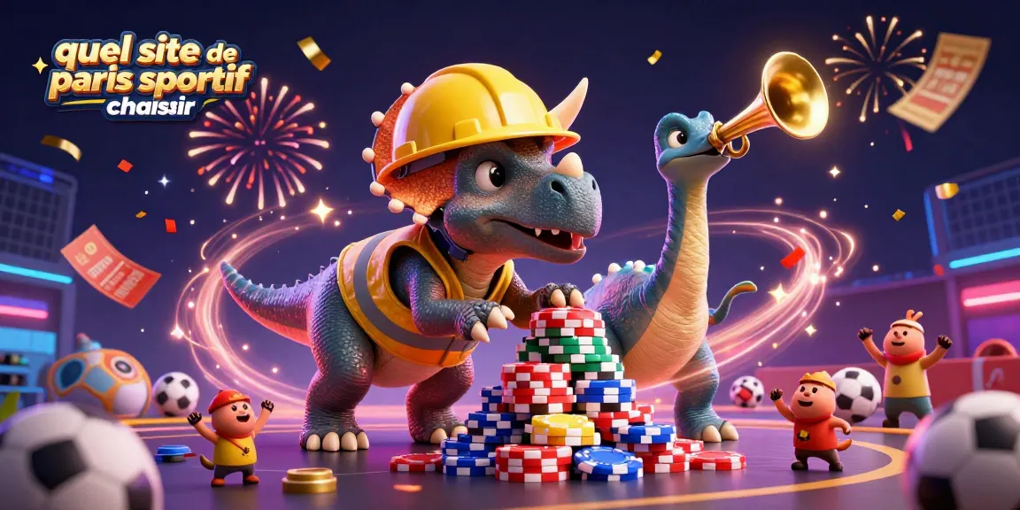 Quel site de paris sportif choisir pour célébrer des paris gagnants dans une scène animée pleine de confettis.