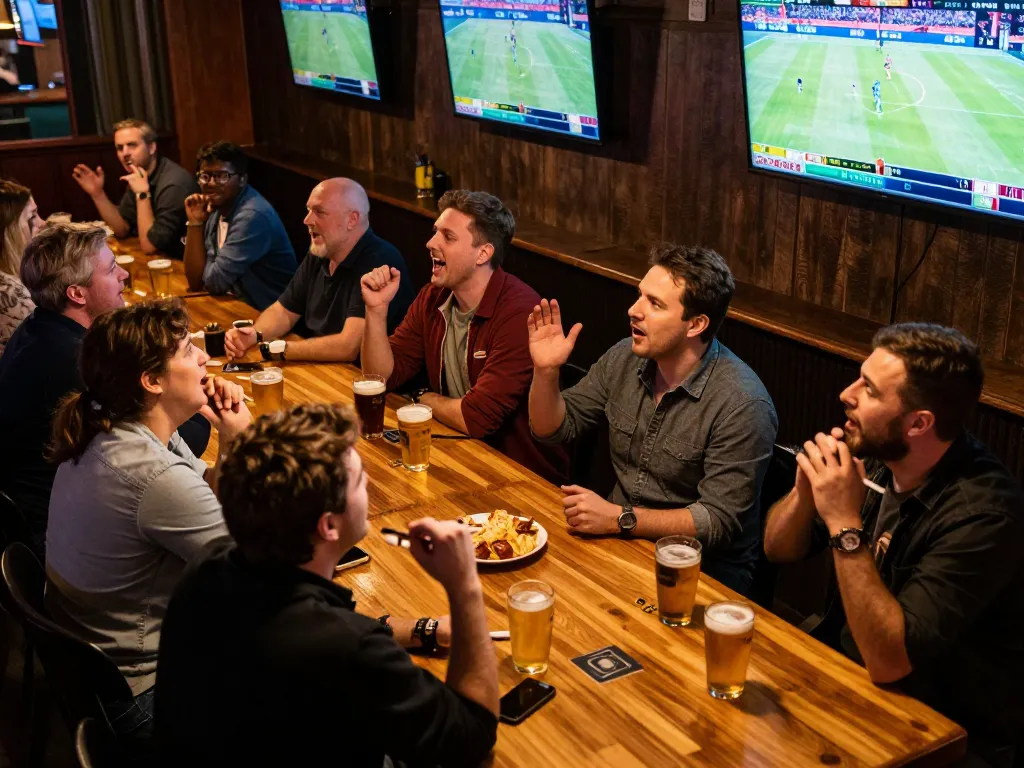 Siti scommesse minimo deposito 5 euro betting on favorite sports in an energetic bar