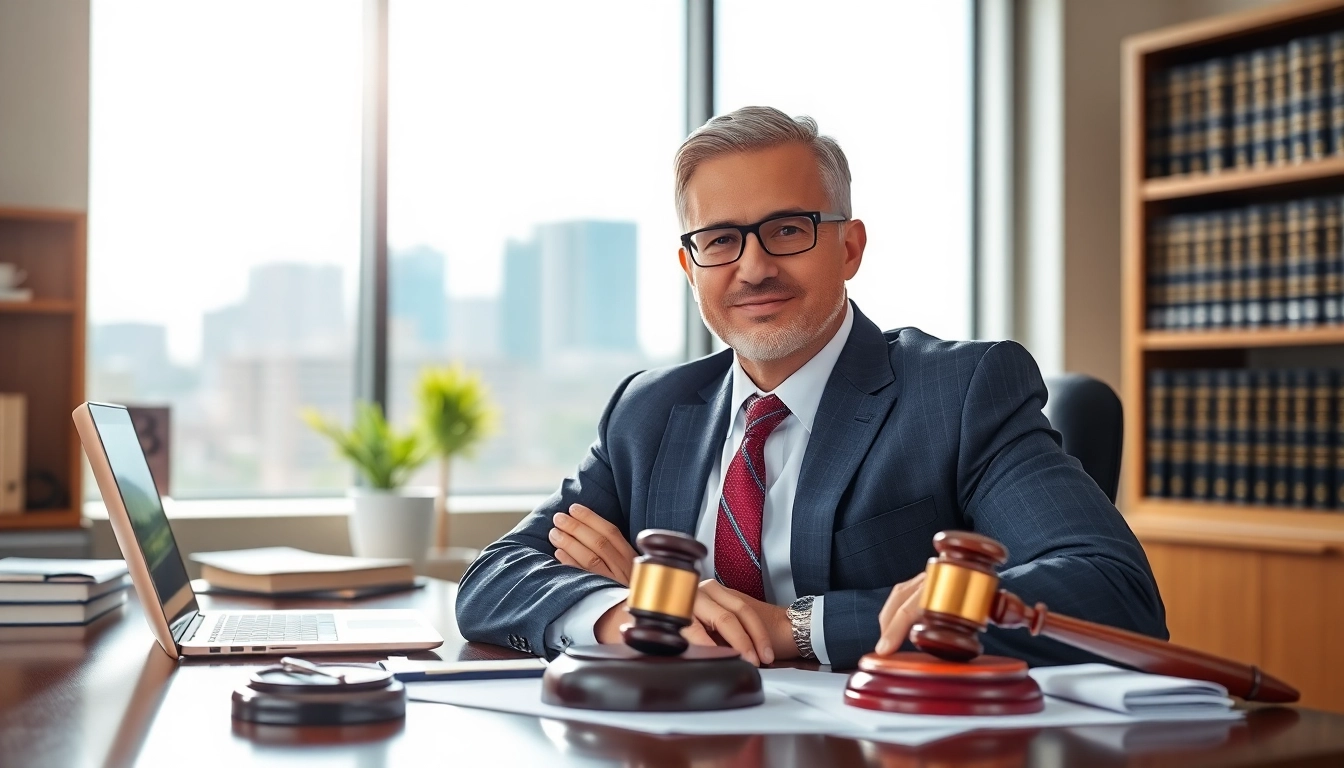 Truck accident attorney Clearwater providing expert legal advice in a professional office environment.