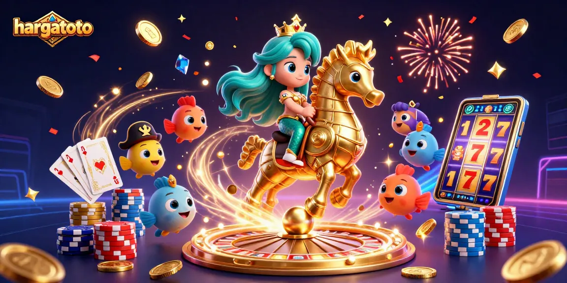 hargatoto engages players with vibrant online gaming excitement featuring a mermaid and seahorse