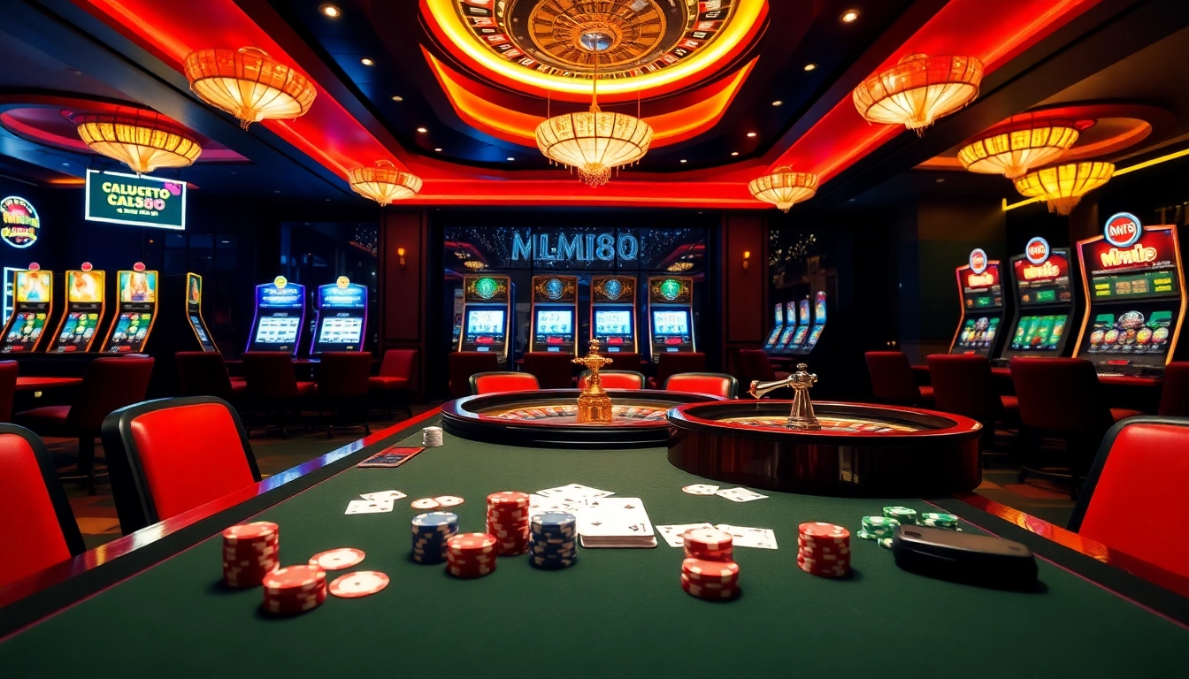Experience the excitement of online gambling at https://mm88.today/ with vibrant casino tables and enticing slot machines.