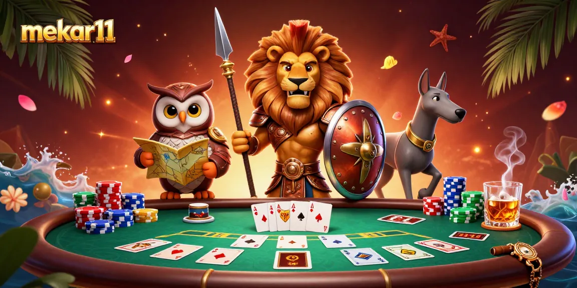 Play exciting poker games with mekar11 and experience high-stakes winning moments!