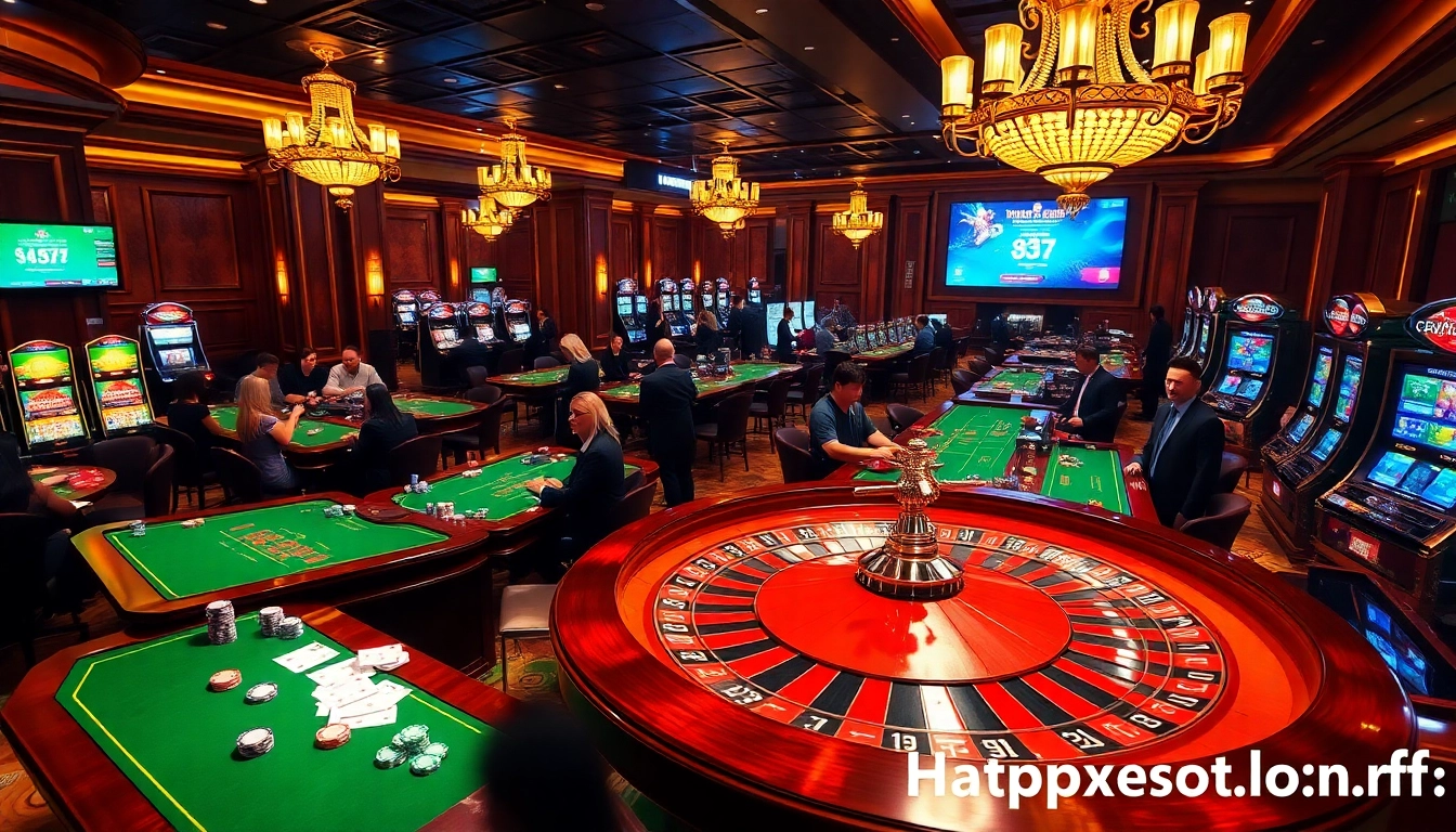 Experience the excitement of https://u888n.info/ with players engaging at a vibrant casino table.