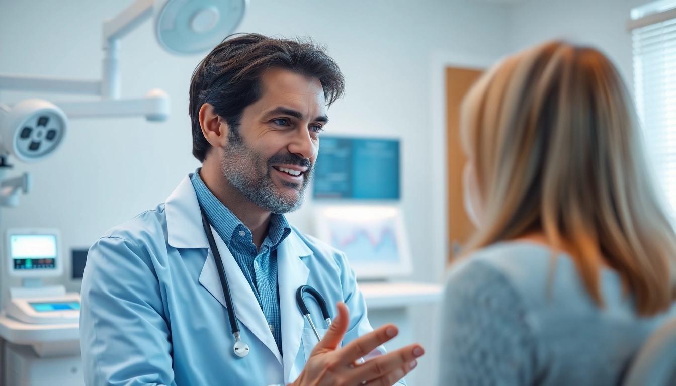 Consulting session with ad DÓC Medical expert highlighting patient care and expertise.