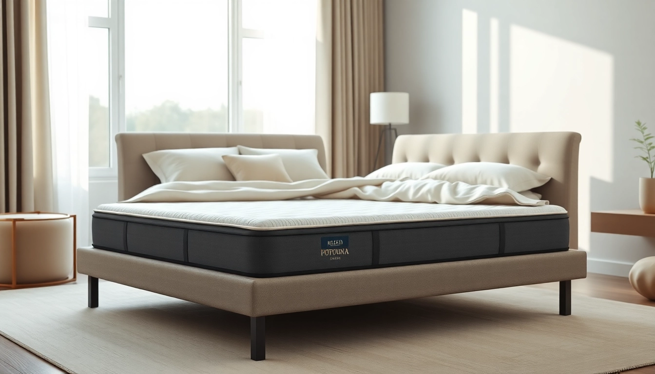 Transform your bedroom with the sophisticated flat box spring queen featuring elegant design and plush comfort.