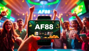 Experience the excitement of AF88 online betting with vibrant gaming visuals.