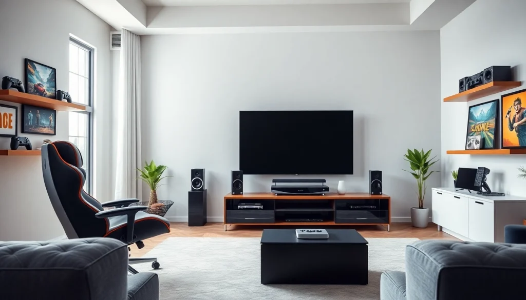 Engaging TV88 gaming experience showcased in a modern living room setup.