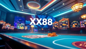 Engaging XX88 online gambling platform showcasing vibrant game graphics.