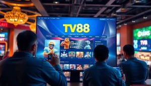 Experience TV88's vibrant online gambling interface with diverse games and user-friendly design.