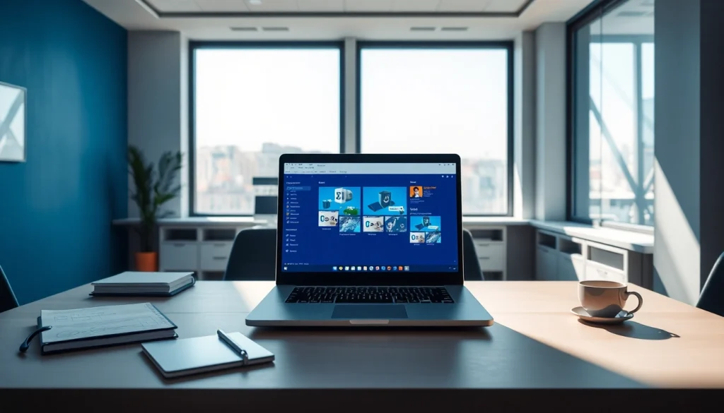 WPS office下载 in a modern workspace with collaborative features on display.