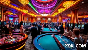 Experience high-stakes excitement at 99OK.COM with dynamic casino action and vibrant interactions.