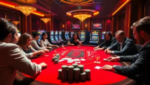 Experience the thrill of gambling with kk win bet at a vibrant casino table.