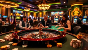 Experience the thrill of casino gaming with u888 love as players engage at the vibrant tables and slots.