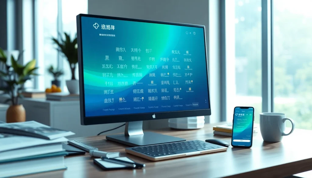 Dynamic translation interface powered by youdaofanyi with vibrant colors and a modern workspace.