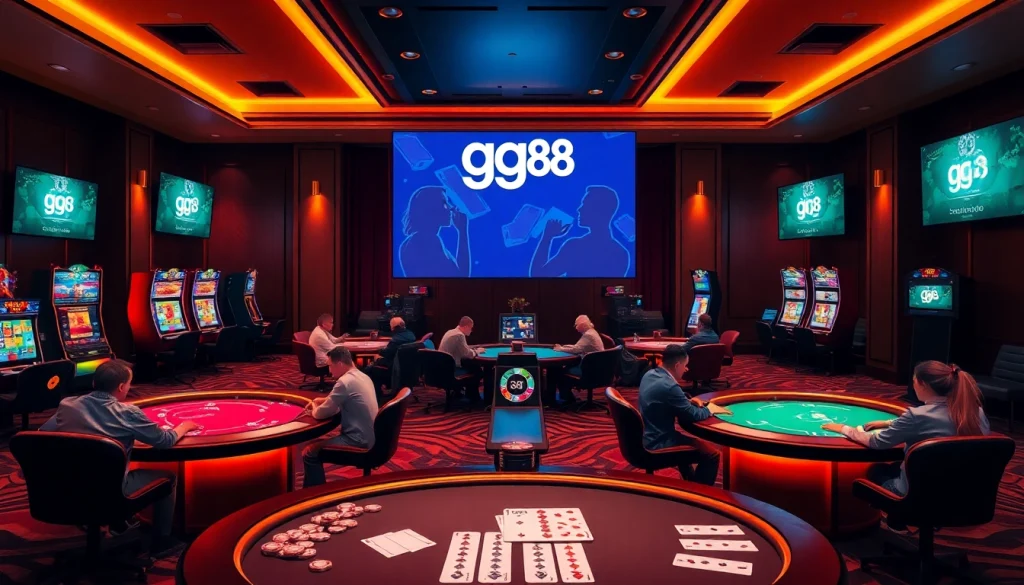 Experience the excitement at GG 88's vibrant online casino with diverse games and live betting.