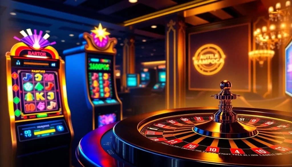 Experience the thrill of slot server kamboja no 1 with a vibrant casino interface featuring exciting slot games.