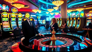 Play exciting casino games at 7m cn, experiencing a vibrant roulette table atmosphere.